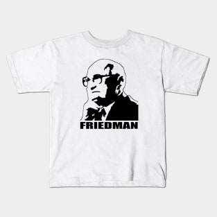 Milton Retro Friedman 1 Kids T-Shirt